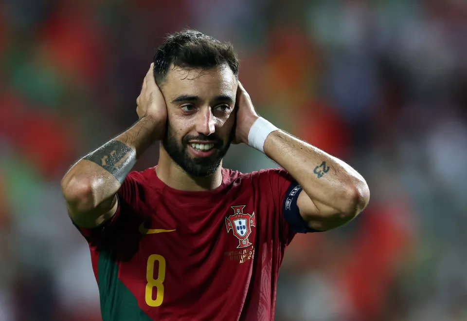 Al Ittihad target Manchester United captain Bruno Fernand...