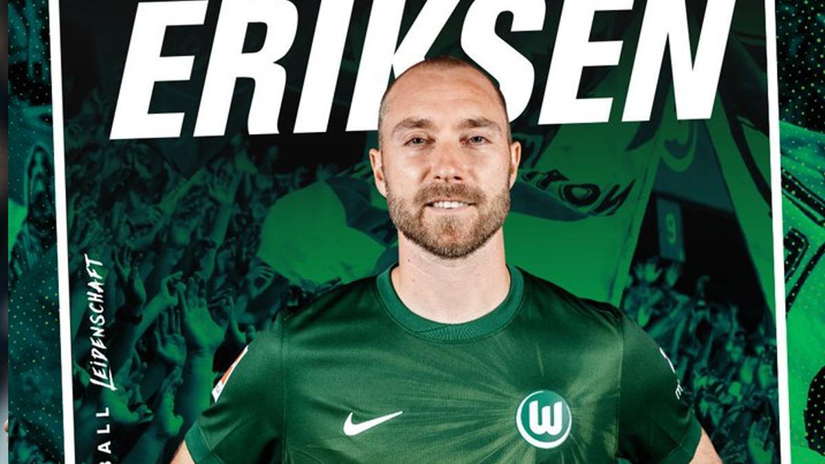 Wolfsburg sign Christian Eriksen on free transfer